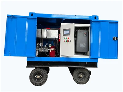 Машина для гидроструйной обработки бетона